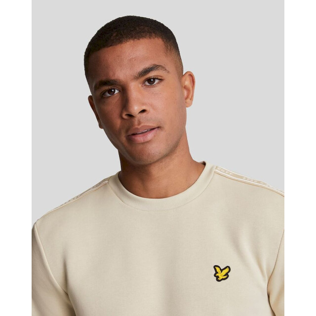 Lyle and Scott tape crew neck sweater sportcasual heren - 069651_180-XL large