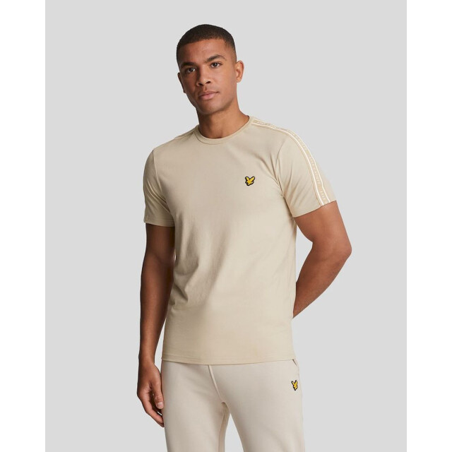 Lyle and Scott tape t-shirt t-shirt sportcasual km heren - 069680_180-XL large