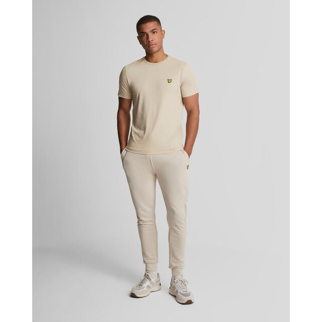 Lyle and Scott tape t-shirt t-shirt sportcasual km heren - 069680_180-XL large