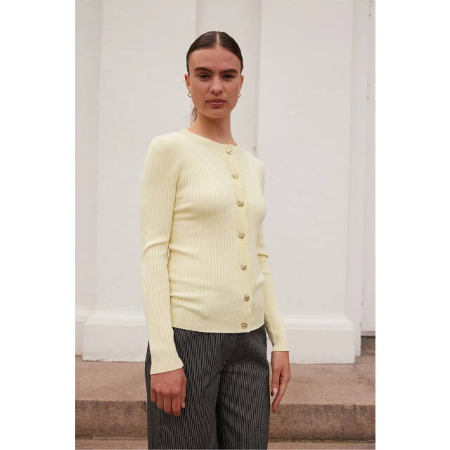 Rue de Femme Rdf lope knit cardigan RdF Lope Knit Cardigan/703 Soft Yellow large