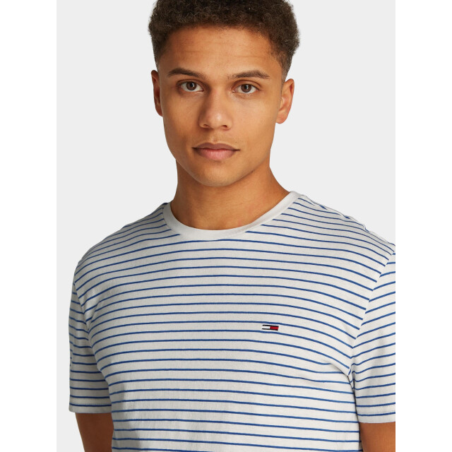 Tommy Hilfiger T-shirt korte mouw tjm slim stripe tee dm0dm20377/0bb 187901 large