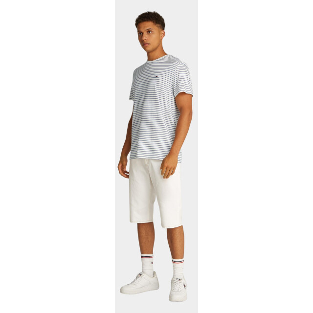 Tommy Hilfiger T-shirt korte mouw tjm slim stripe tee dm0dm20377/0bb 187901 large