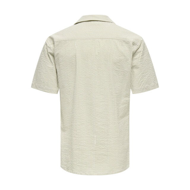 Only & Sons onslounge reg ss resort seersucker 22032634 cloud dancer 05632.198.0053 large