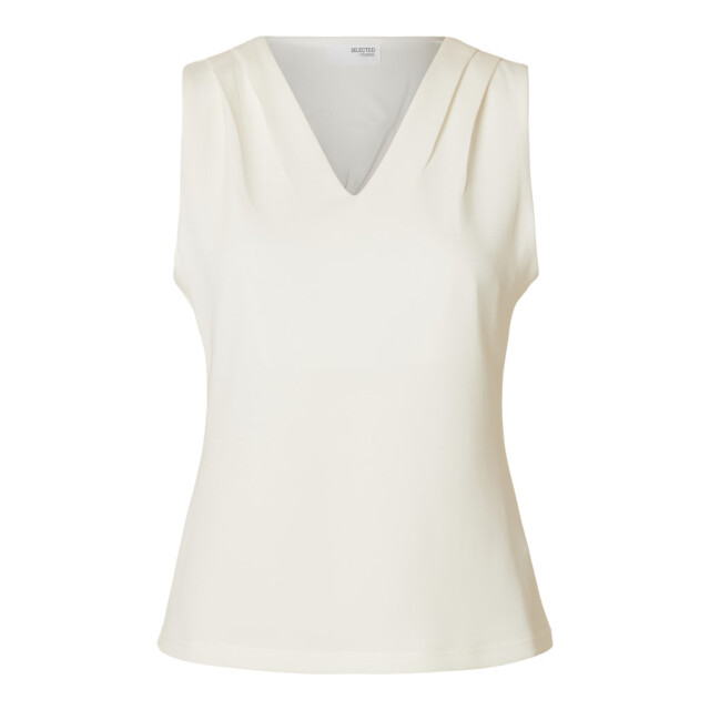 Selected Femme slftenny sl v-neck top 16096372 snow white 06010.120.0020 large