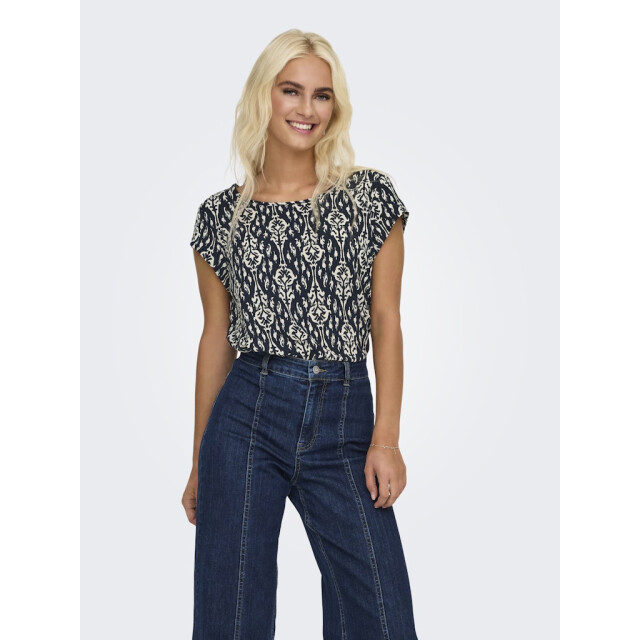 Only onlvic s/s aop top noos wvn 15161116 total eclipse felina 06011.290.0017 large