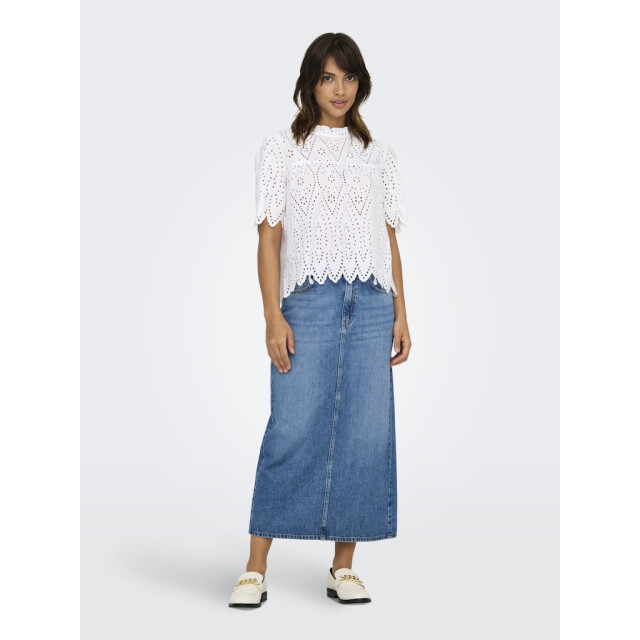 Only onlnyla tulum emb ss top wvn 15343163 bright white 06613.100.0061 large