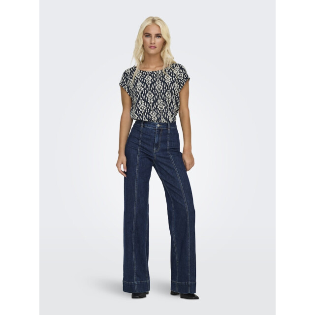 Only onlvic s/s aop top noos wvn 15161116 total eclipse felina 06011.290.0017 large