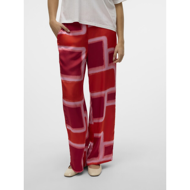 Vero Moda vmreba silba hw straight pants wvn 10327382 fiery red 06541.640.0028 large