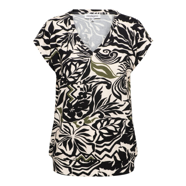 &Co Woman Lucia leaf &Co woman Lucia Leaf  zwart large