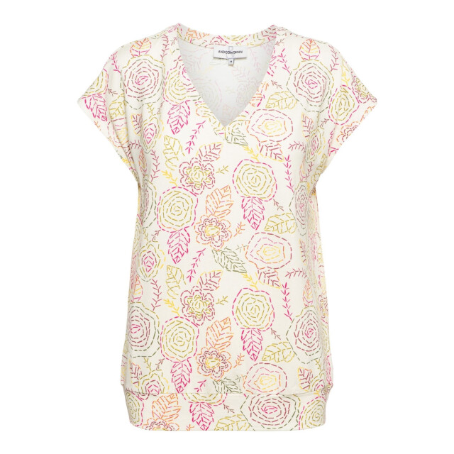 &Co Woman Lucia stitch flower &Co woman Lucia stitch flower large