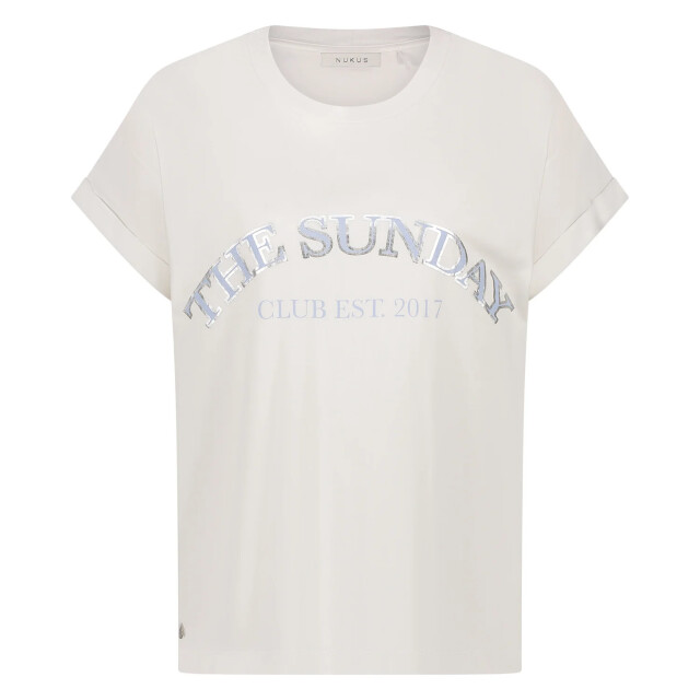 Nukus Nks04004 235 meike shirt the sunday offwhite/sky NKS04004 235 large