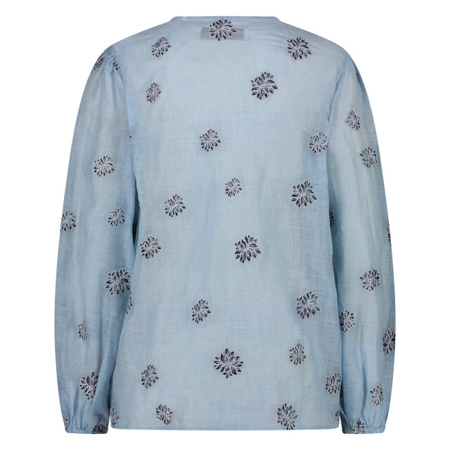 Nukus Nks02036 46 kaoutar blouse embroidery sky NKS02036 46 large