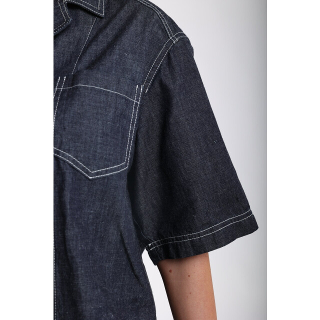 Nukus Nks02069 251 charlie blouse dark denim NKS02069 251 large
