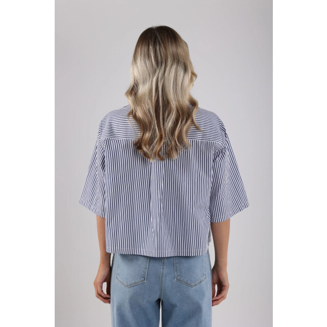 Nukus Nks02026 217 isa blouse stripe navy/offwhite NKS02026 217 large
