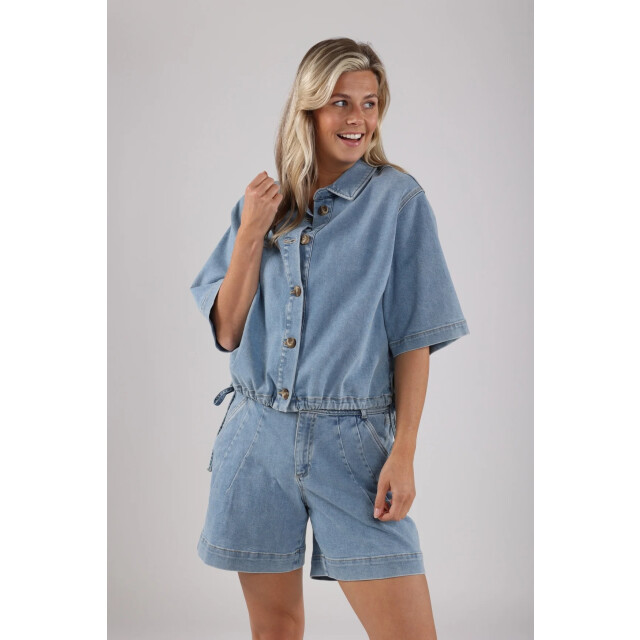 Nukus Nks02068 24 jessie blouse bleached denim NKS02068 24 large