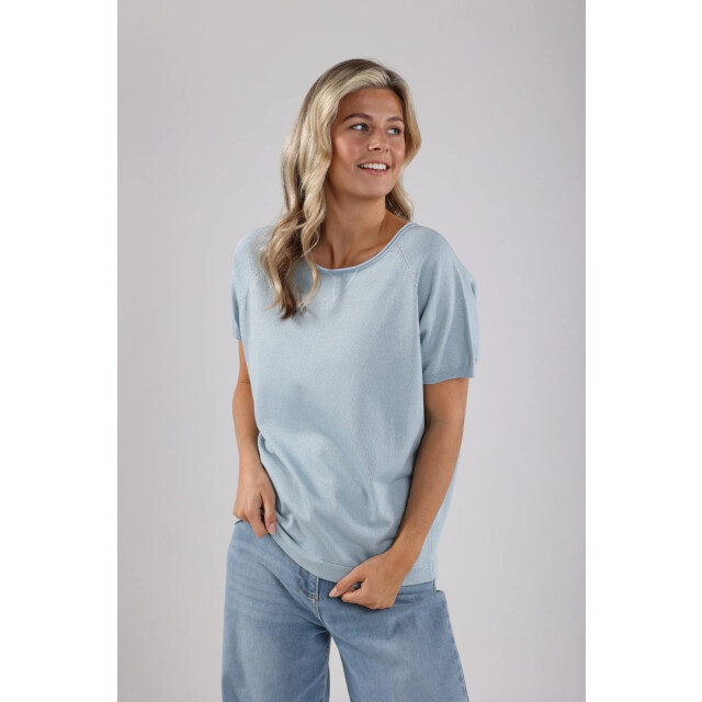 Nukus Nks01085 46 anita top lurex sky NKS01085 46 large
