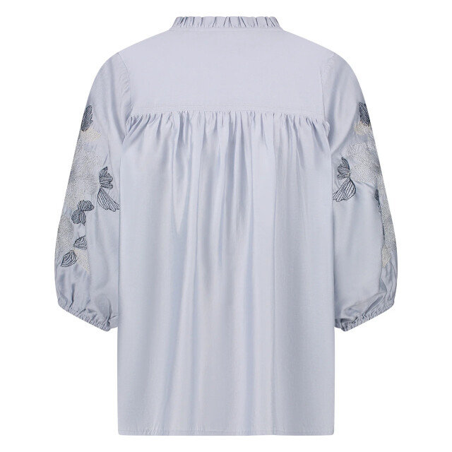 Nukus Nks02097 46 tina blouse embroidery sky NKS02097 46 large