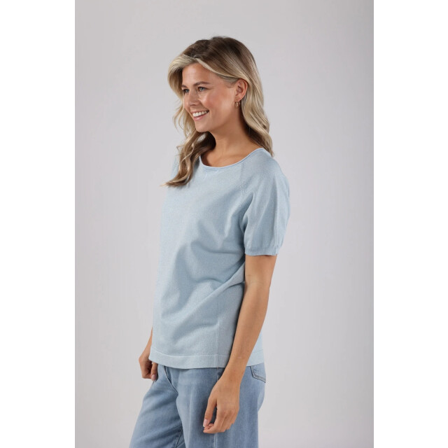 Nukus Nks01085 46 anita top lurex sky NKS01085 46 large