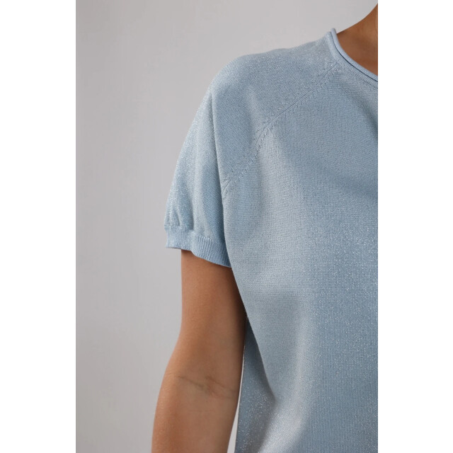Nukus Nks01085 46 anita top lurex sky NKS01085 46 large