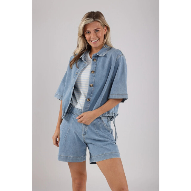 Nukus Nks02068 24 jessie blouse bleached denim NKS02068 24 large
