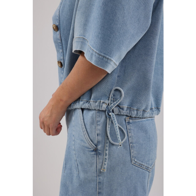 Nukus Nks02068 24 jessie blouse bleached denim NKS02068 24 large