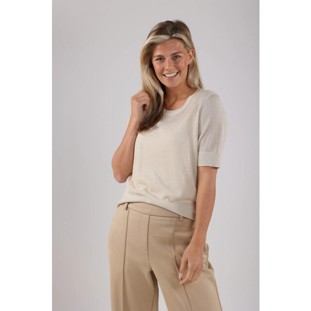 Nukus Nks01085 9 anita top lurex sand NKS01085 9 large