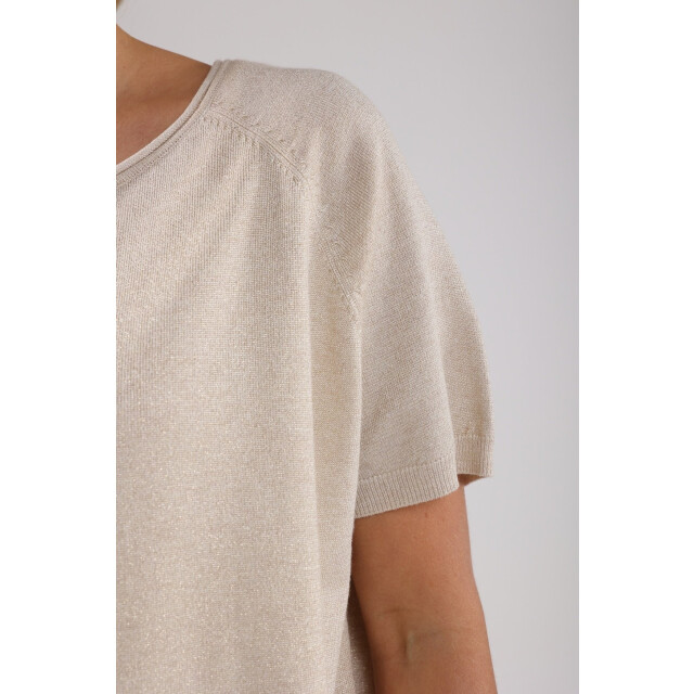 Nukus Nks01085 9 anita top lurex sand NKS01085 9 large