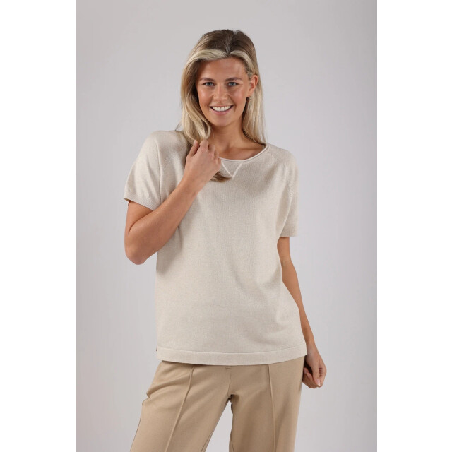 Nukus Nks01085 9 anita top lurex sand NKS01085 9 large