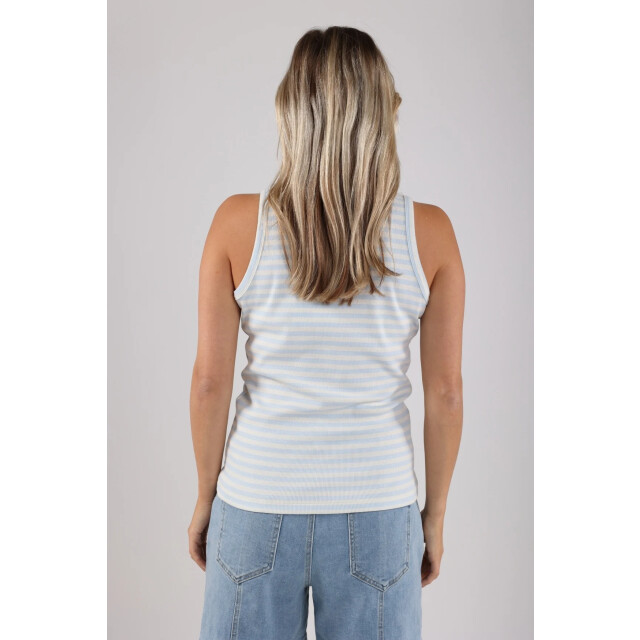 Nukus Nks06004 235 stefania singlet stripes offwhite/sky NKS06004 235 large