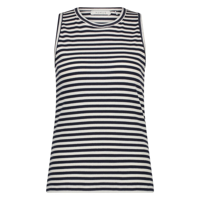 Nukus Nks06004 219 stefania singlet stripes offwhite/navy NKS06004 219 large