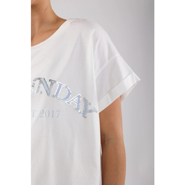Nukus Nks04004 235 meike shirt the sunday offwhite/sky NKS04004 235 large