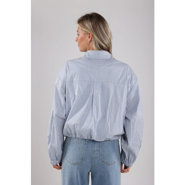 Nukus Nks13018 235 deveny jacket stripe offwhite/sky NKS13018 235 large