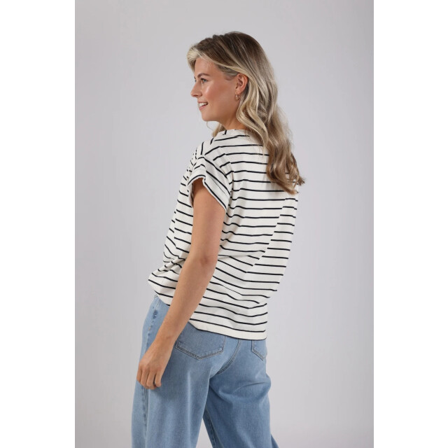 Nukus Nks04006 219 noor shirt stripes offwhite/navy NKS04006 219 large