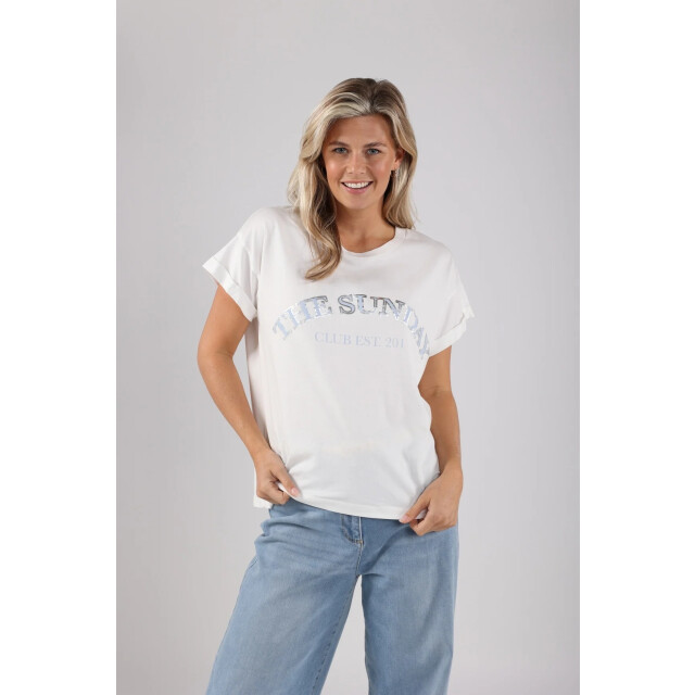Nukus Nks04004 235 meike shirt the sunday offwhite/sky NKS04004 235 large
