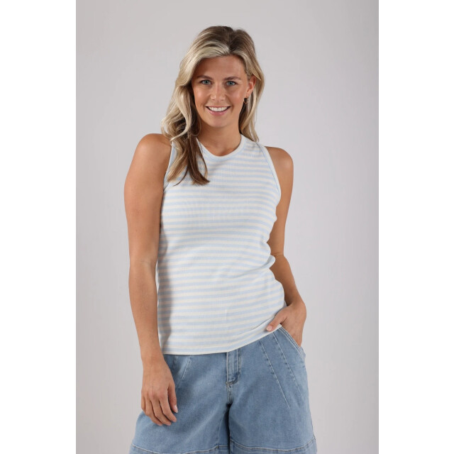Nukus Nks06004 235 stefania singlet stripes offwhite/sky NKS06004 235 large