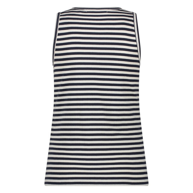 Nukus Nks06004 219 stefania singlet stripes offwhite/navy NKS06004 219 large