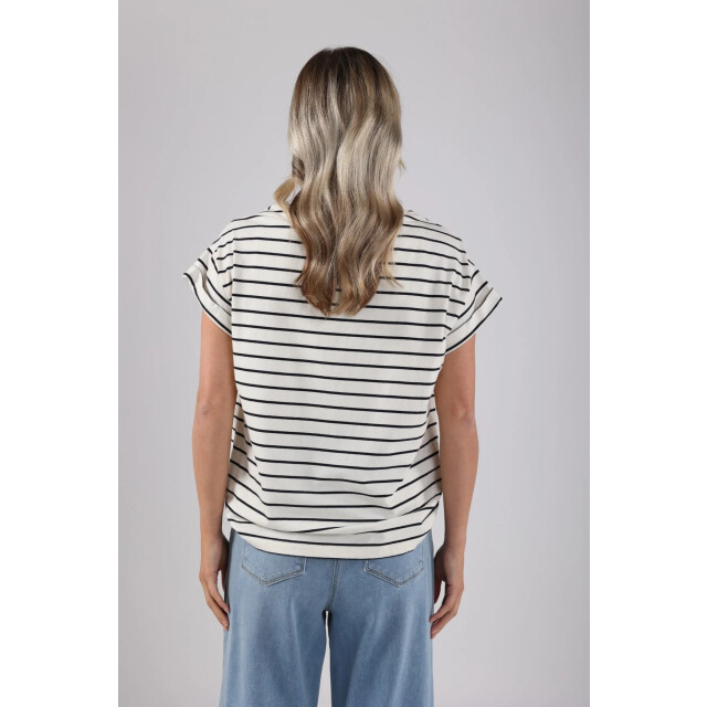 Nukus Nks04006 219 noor shirt stripes offwhite/navy NKS04006 219 large