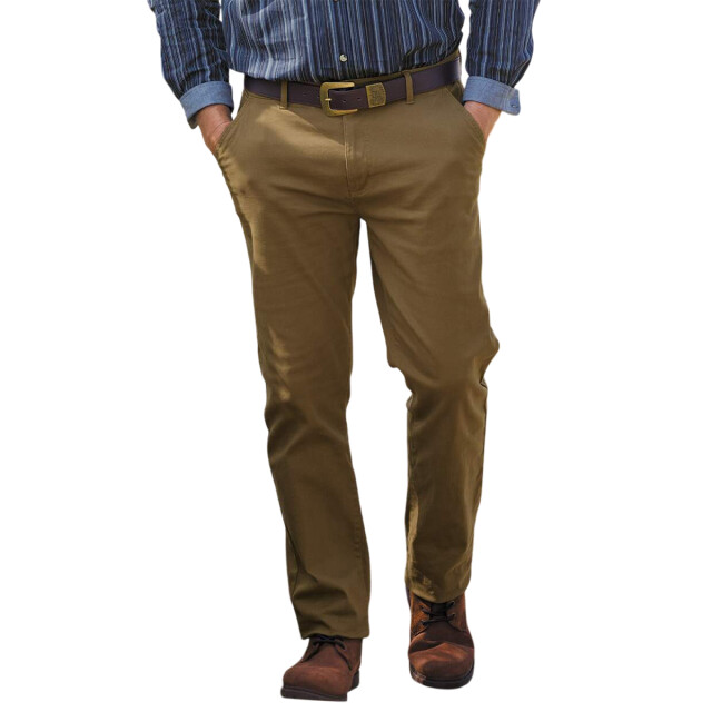 Atlas For Men Effen heren-chino's UTAF2128_lightbrown large