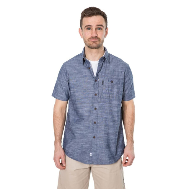 Trespass Heren slapton short sleeve shirt UTTP4686_navy large