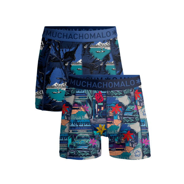 Muchachomalo Heren 2-pack boxershorts urbex jungle URBEXJUNGLE1010-04 large