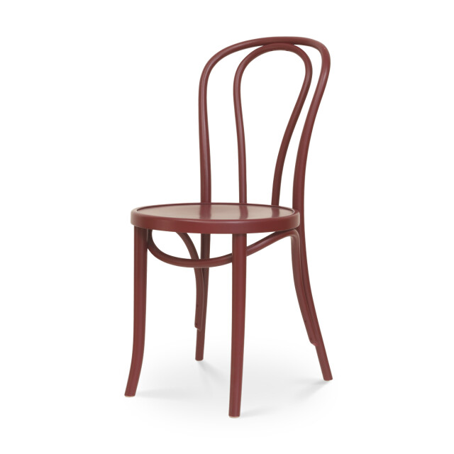 Fameg Vienna thonet no. 18 houten bistrostoel burgundy 2028908 large