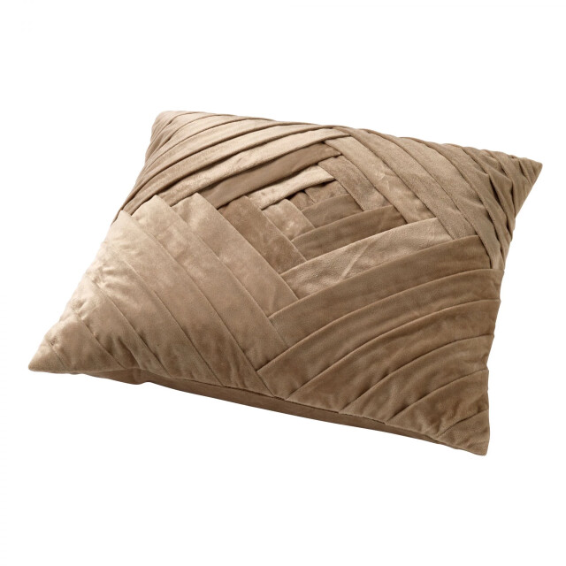 Casa di Elturo Velvet sierkussen waves – sand – 45 x 45 cm – (inclusief vulling) 2329702 large