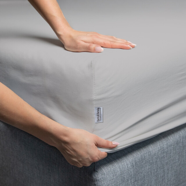 Harris & Darwin H&d hoeslaken 100% jersey katoen 180x200 cm tot 35cm matrasdikte 220 3060121 large
