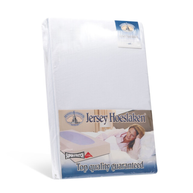 Harris & Darwin H&d hoeslaken 100% jersey katoen 80x200 cm tot 35cm matrasdikte 220 g/m² 3060104 large