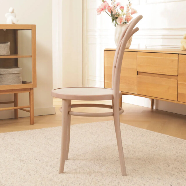 Fameg Vienna thonet no. 14 houten bistrostoel whitewash 2028521 large