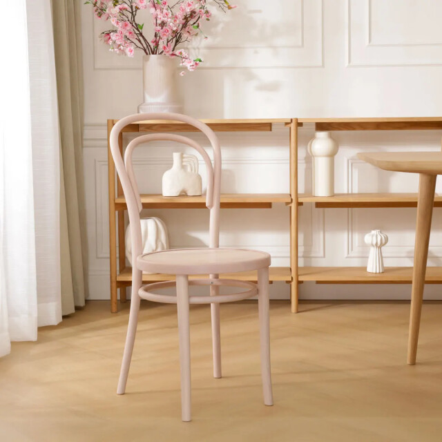 Fameg Vienna thonet no. 14 houten bistrostoel whitewash 2028521 large