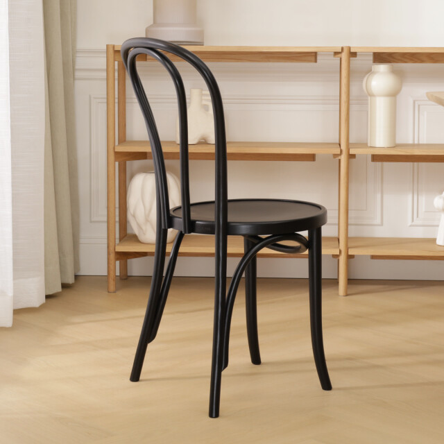 Fameg Vienna thonet no. 18 houten bistrostoel gebeitst 2036817 large