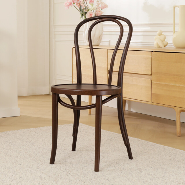 Fameg Vienna thonet no. 18 houten bistrostoel walnoot 2036820 large