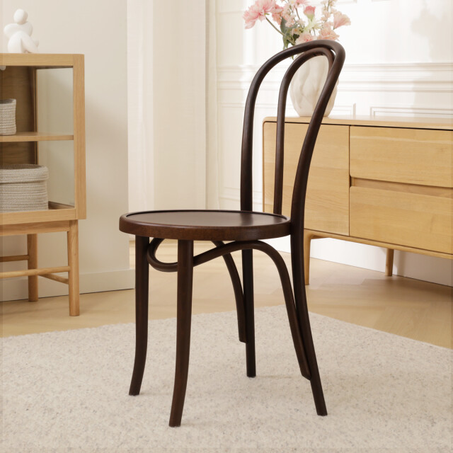 Fameg Vienna thonet no. 18 houten bistrostoel walnoot 2036820 large