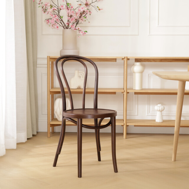 Fameg Vienna thonet no. 18 houten bistrostoel walnoot 2036820 large